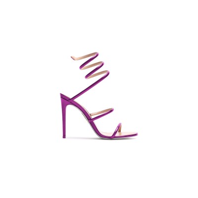RENÉ CAOVILLA CLEO METALLIC LIGHT PURPLE SANDAL 105 C12351 RENÉ CAOVILLA CLEO METALLIC LIGHT PURPLE SANDAL 105 C12351